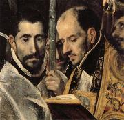 El Greco Details of The Burial of Count Orgaz Sweden oil painting reproduction